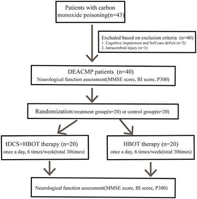 The Effect of Adding Transcranial Direct Current Stimulation to Hyperbaric Oxygen Therapy in Patients With Delayed Encephalopathy After Carbon Monoxide Poisoning: A Randomised Controlled Trial